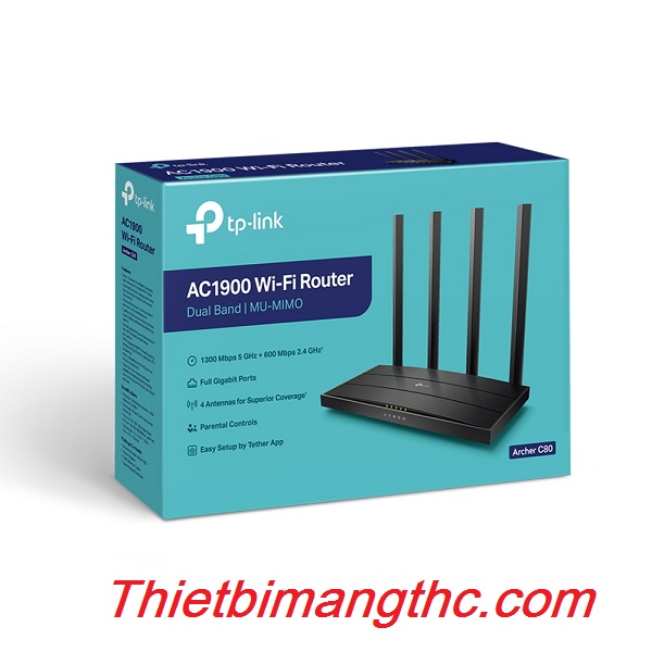 Archer C80 Router Wi-Fi MU-MIMO AC1900